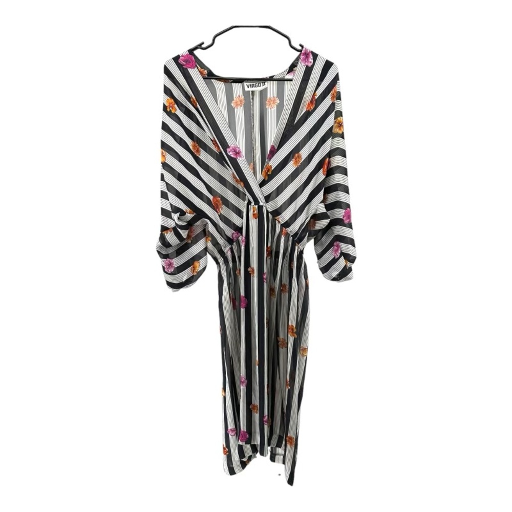Virgo II | Floral Sheer Dress